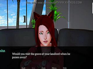 Redhead hentai fucked hard in cartoon family