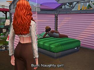 Innocent Redhead Takes BBC Anal On Street