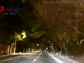 Wife Bent Over in Public Dogging Fun