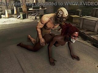 Fallout 4 Black Bondage Anal Rough Scene