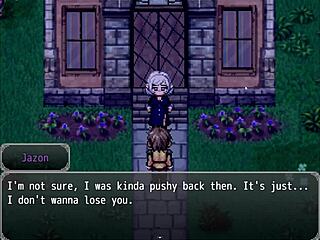 Henteria Game Tease with Pixel Cum