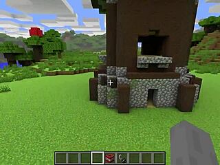Realistic Minecraft Teases With Cum Lava Burst
