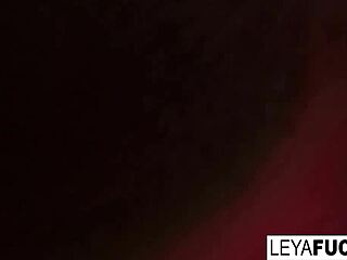 Leya falcon teases with shower head on her ass