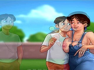 Busty hentai babe in summer time saga 7