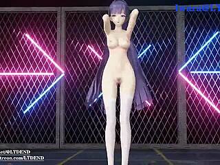 Mmd Raiden Mei Shakes In Chinese Dress