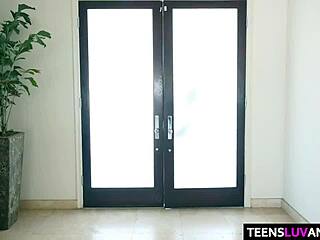 Petite Teen's Intense Challenge