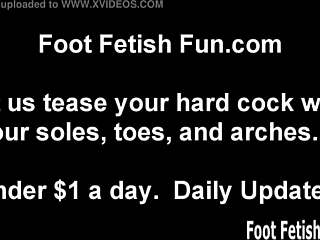 FOOT FETISH THRILL IN POV