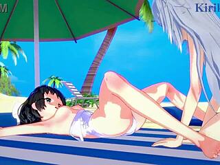 Miku and Laura’s Sultry 3D Play