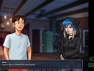 Edgy gamer meets rockeira in Summertime Saga