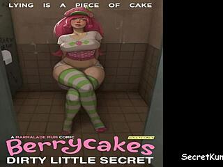 Strawberry Short Cake hides dirty anal secret in parody