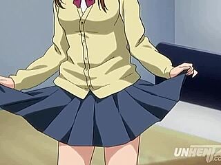 Tight Anime Step Sister Faces Step Brother's Huge Challenge