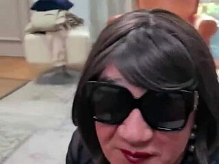 What's Behind Mature Tranny's BBC Ass Play?