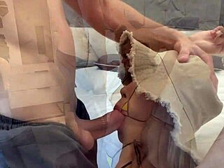 Tanned Stepsister Fucked Hard In The Ass