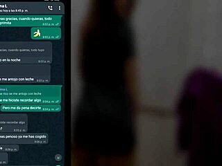 My cousin got so horny on WhatsApp, she ended up in my room for hardcore teen banging. Check this close-up!
