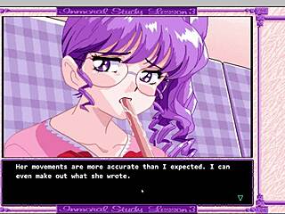 Wow, check out Immoral Study 3 retro visual novel gameplay! 😍