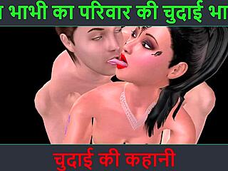 Hindi neha bhabhi’s rough hentai adventure