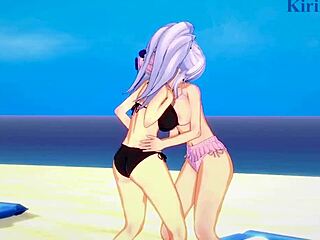 Yagy And Hibari’s Subtle Lesbian Futanari Tease