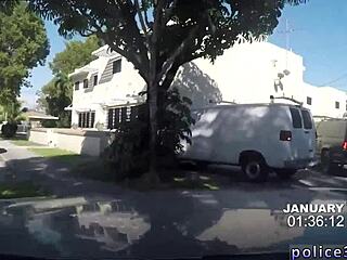 Wild gay storm with officers ignites