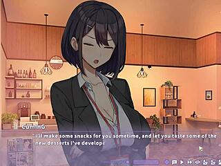 Summer Clover’s boss fantasizes while jerking off