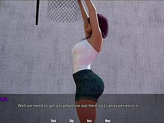 Cartoon curves court passion fuck
