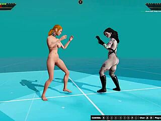 ginny vs draka in brutal naked clash