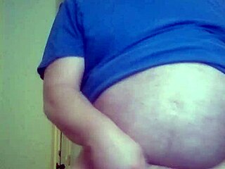 Teasing bisexual play with panties in daring solo