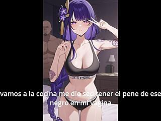shogun raiden part 2 femdom anime jerk-off instructions hentai