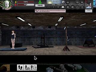 she rides me hard in survival game