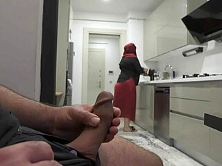 what's this arab maid's reaction to caught jerking?