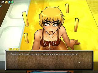 specific hornycraft parody hentai femdom face cum splash