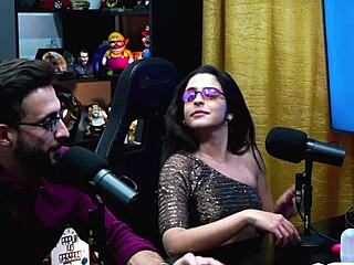 she sucked husband's cock during podcast without shame