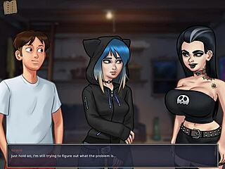 Ever played Summertime Saga with a hentai milf?