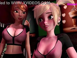 Futanari babes in candy chaos