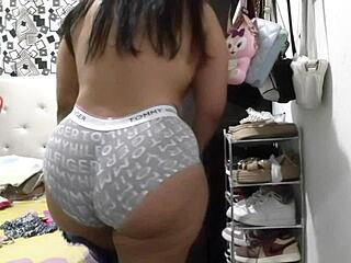 Latina BBW Prepares Ass for My Hard Cock