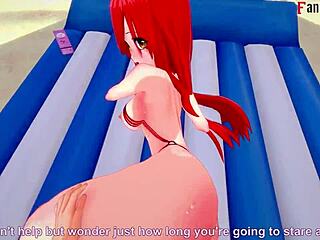 Parasoul in bikini gets fucked in Skullgirls fantasy scene