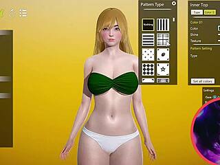 3d curvy anime tease