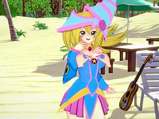Dark Magician Girl Fucks Hard in Bikini POV