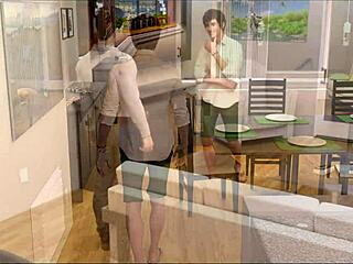 nursing teen fucked hard in 3d game