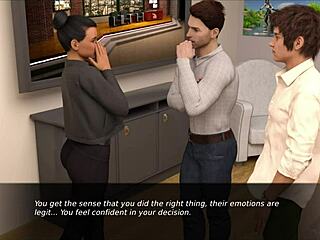 nursing teen fucked hard in 3d game