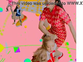 Loona hula hoop dance in gay action video