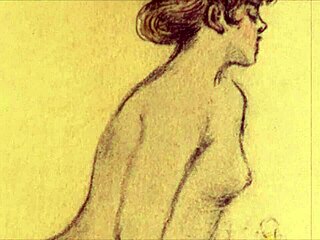 Vintage Erotic Illustration in Japanese Anime Style