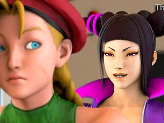 Cammy Fucked Hard By Dickgirl Juri