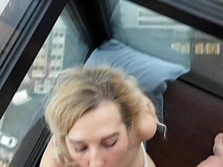 Watching my sexy blonde teacher give oral sex was the most thrilling moment ever
