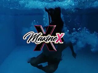 Maxine x solo performance with dildo and screaming orgasms