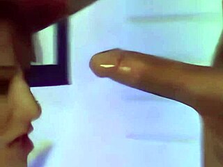 Deepthroat and facefuck action in a hardcore scene