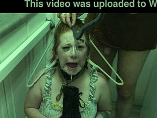 ever seen a redhead slut devour cum off boots?