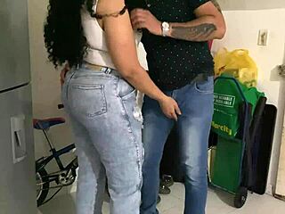 Rough banging with curvy Venezuelan in mall