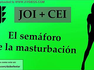 daring spanish joi game for jerking