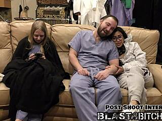 Jasmine Rose’s Thigh Blasted with Cum in POV