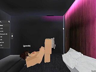 Hey, wanna see my gf's footjob in Roblox?